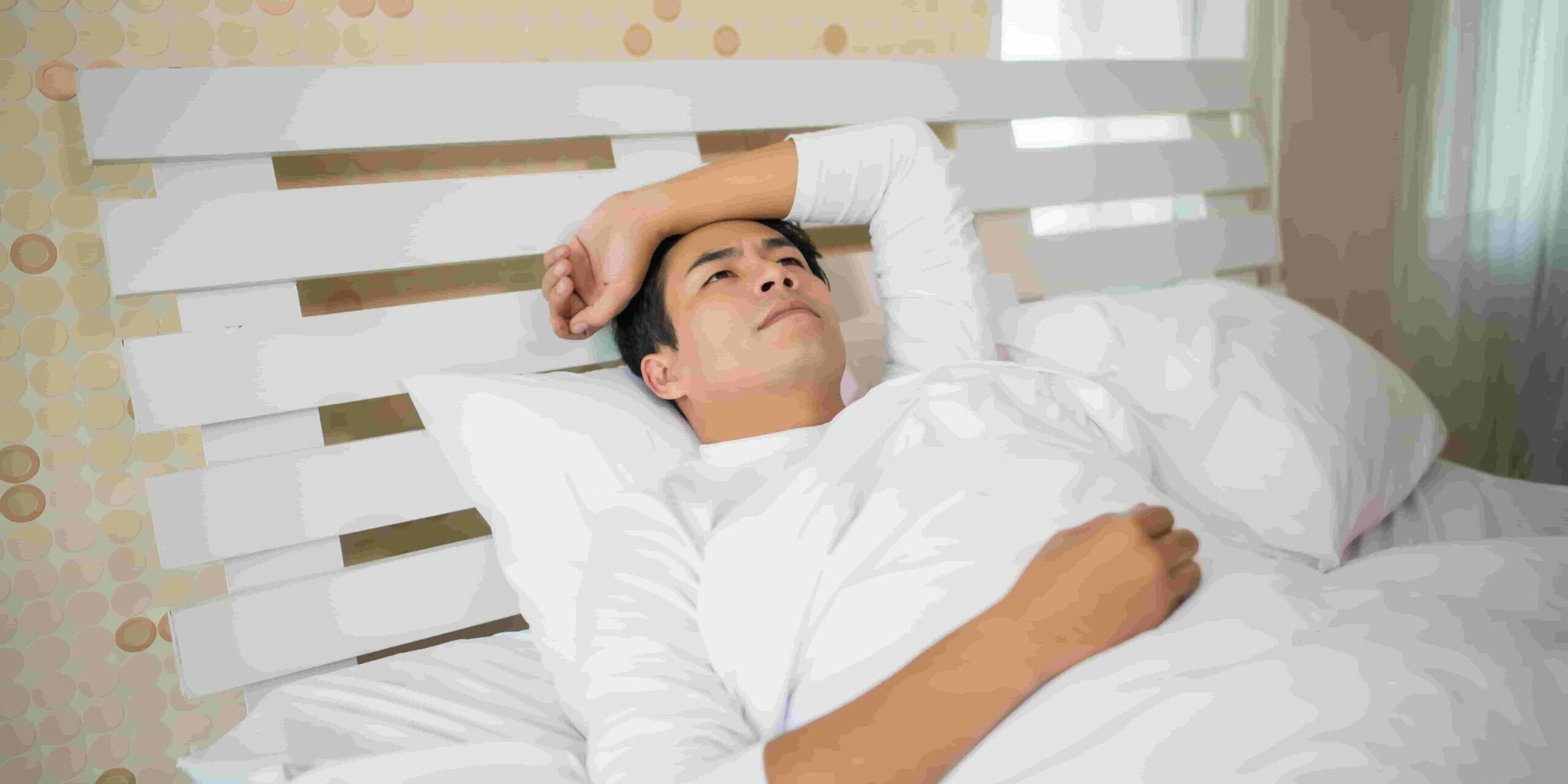 man with sleep apnoea